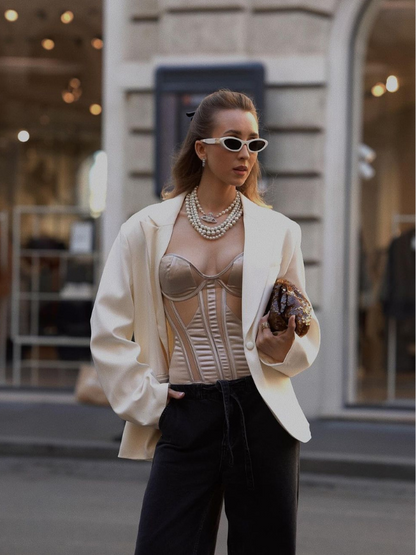 Collier de perles de liane