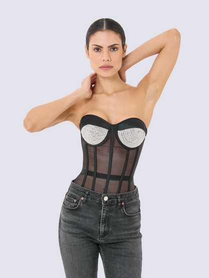 Korsett Versuchung Strass