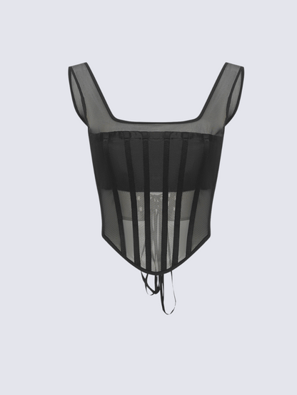 Korsettform Mesh