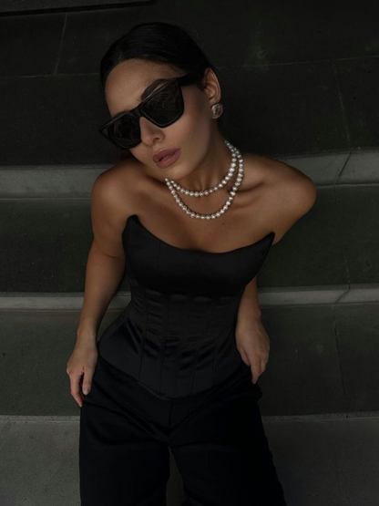 Collier de perles de liane