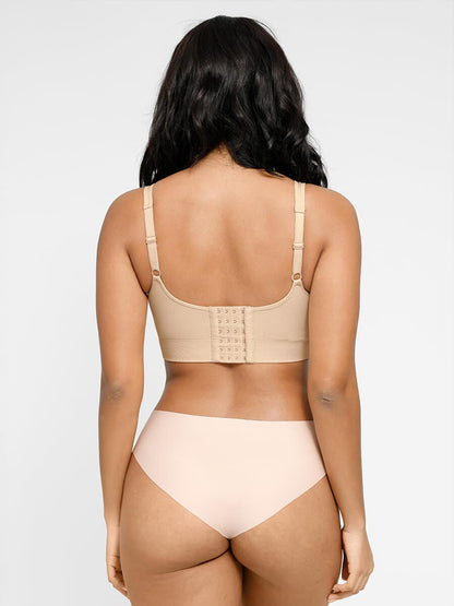 Großhandel Nahtlose Brust Unterstützung Zurück Fett Reduktion Innen BH Mit Herausnehmbaren cups