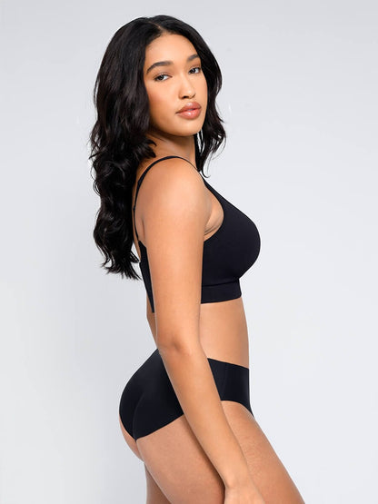 Großhandel Nahtlose Brust Unterstützung Zurück Fett Reduktion Innen BH Mit Herausnehmbaren cups