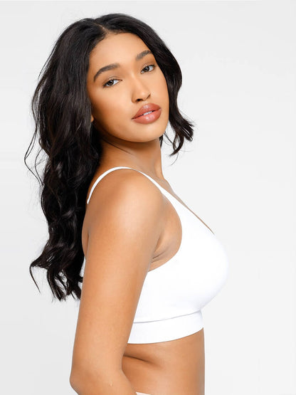 Großhandel Nahtlose Brust Unterstützung Zurück Fett Reduktion Innen BH Mit Herausnehmbaren cups