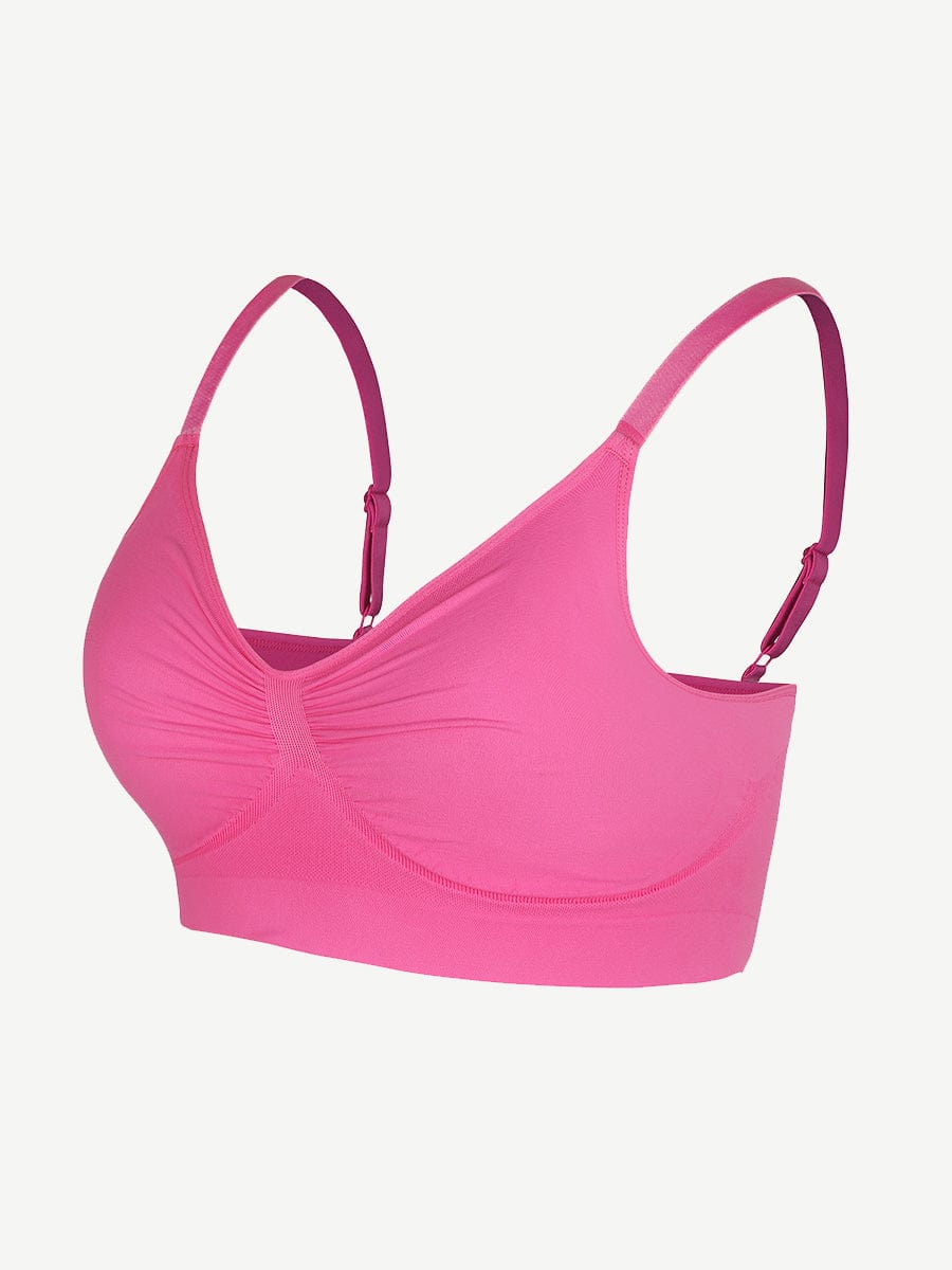 Wireless Supportive Shaping Bra with Adjustable Straps