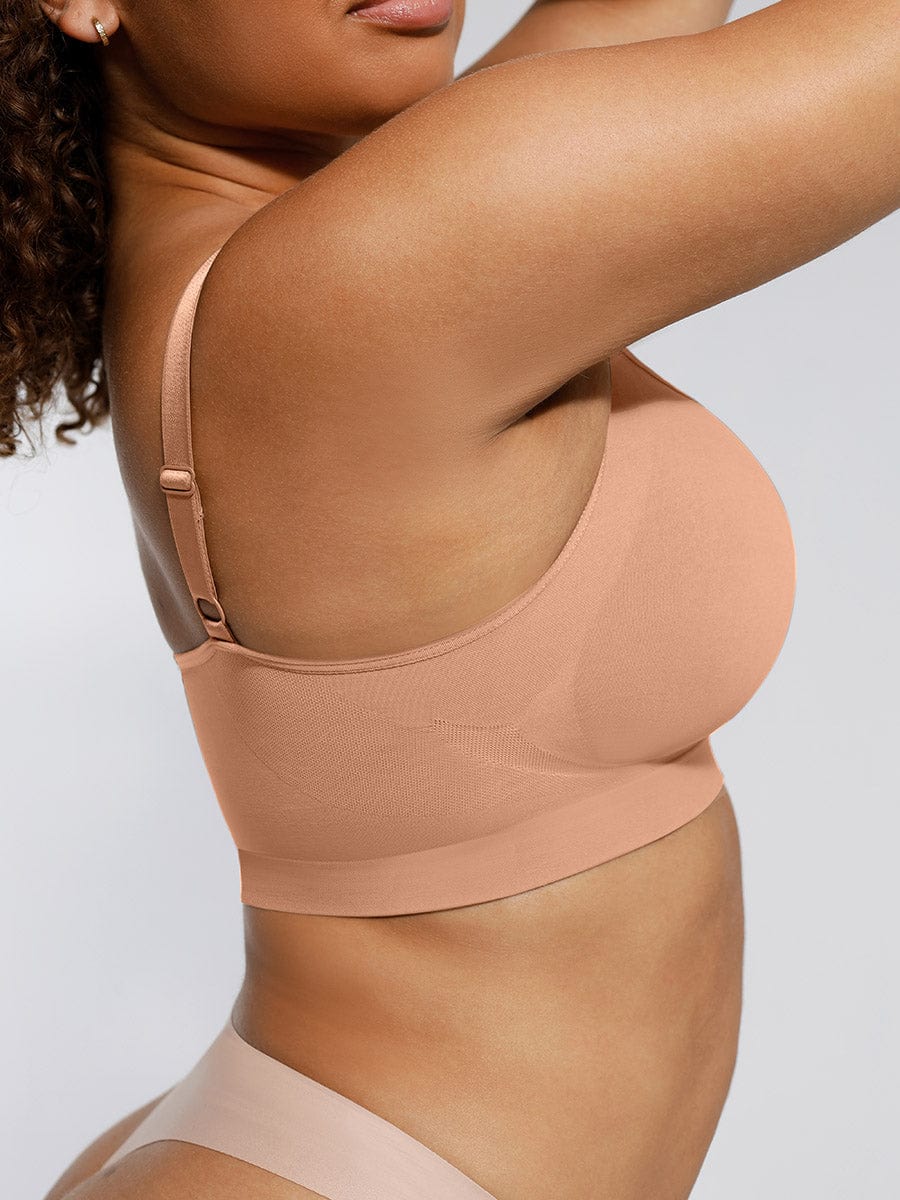 Wireless Supportive Shaping Bra with Adjustable Straps