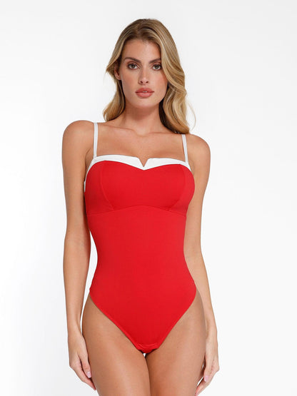 The Shapewear Bodysuit with Contrast Trim