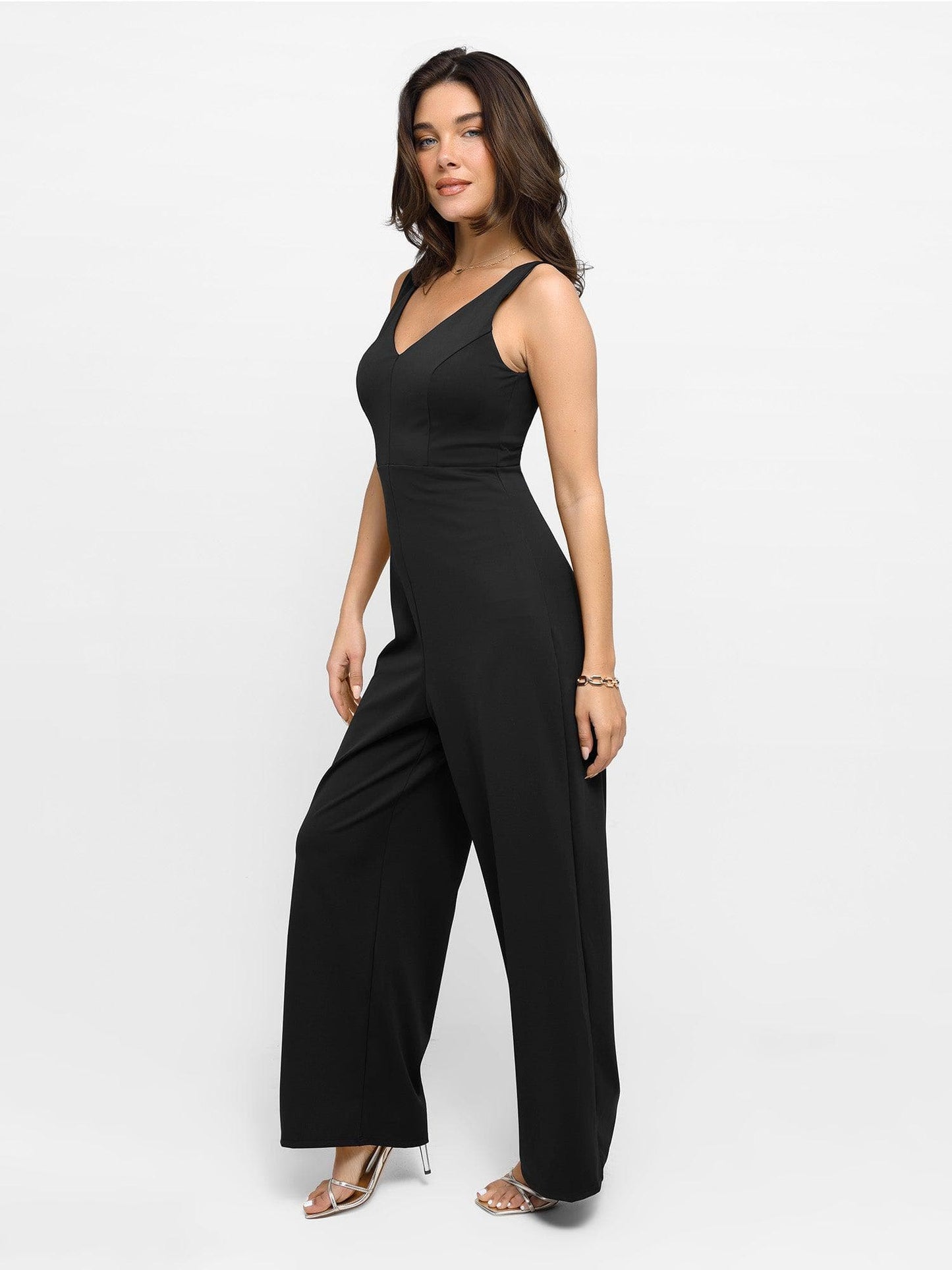 Built-in Shapewear Backless Dress or Jumpsuit