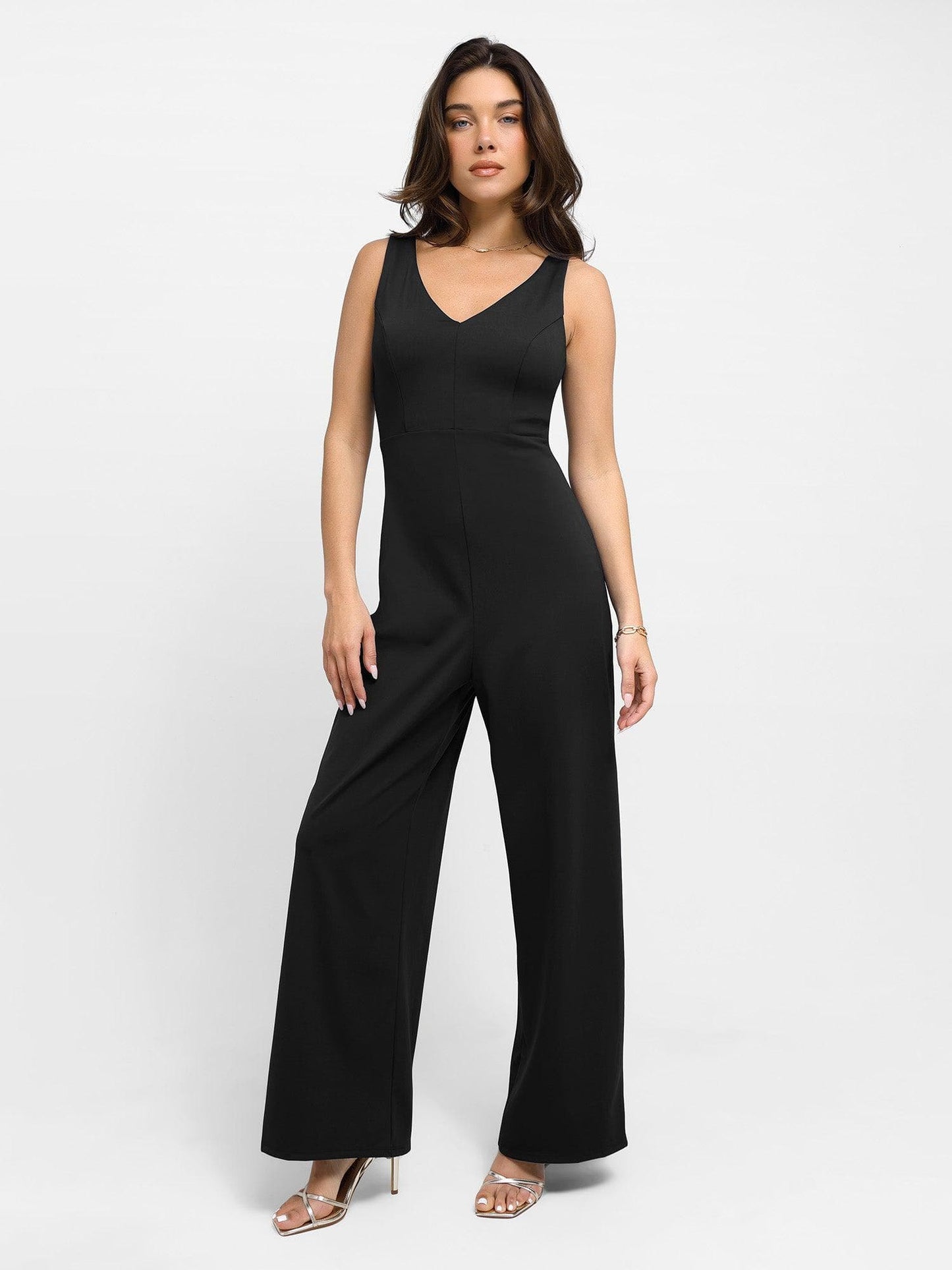 Built-in Shapewear Backless Dress or Jumpsuit