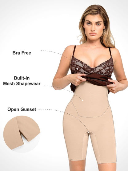 Das Shapewear Kleid Korsett Stil Spitze Midi