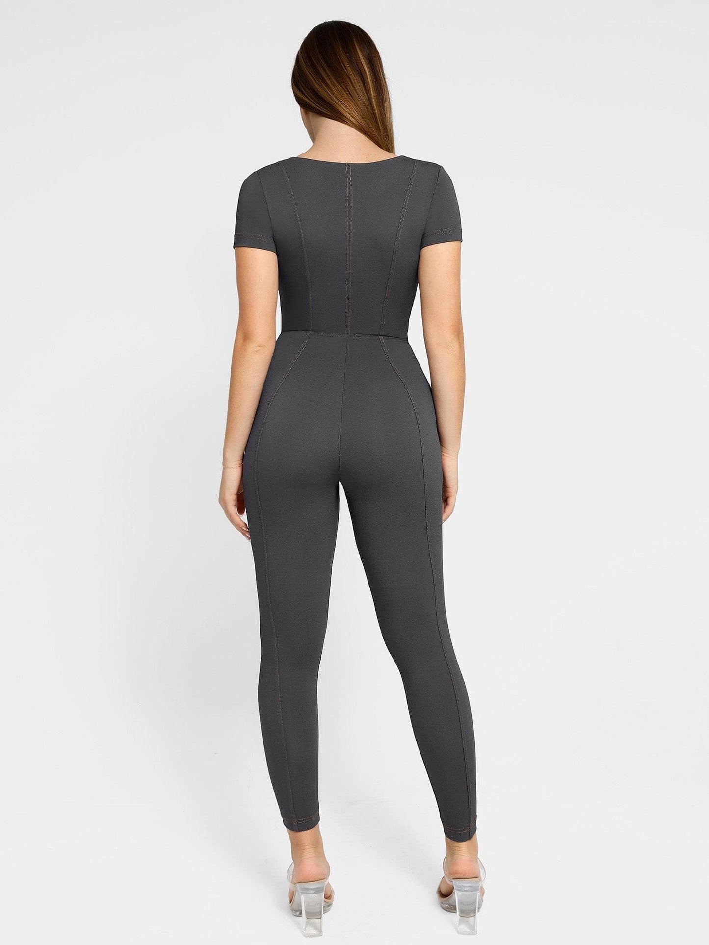 Built-In Shapewear Denim Bodysuit Or Dress Or Jumpsuit