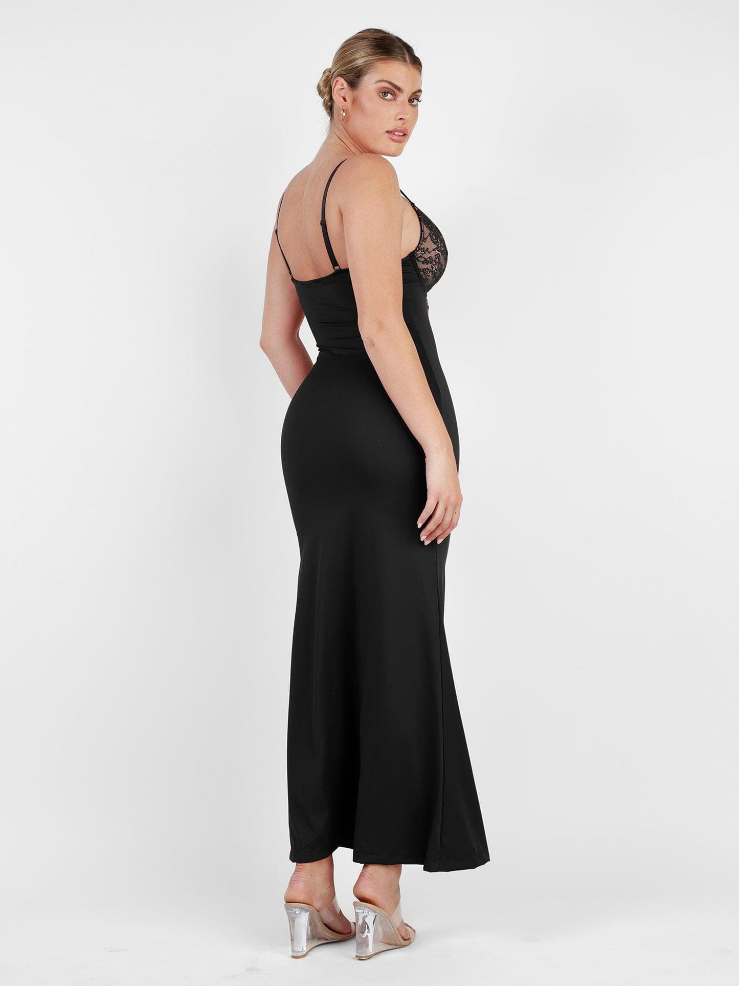 Built-In Shapewear Lace Bodysuit Or Jumpsuit Or Dress