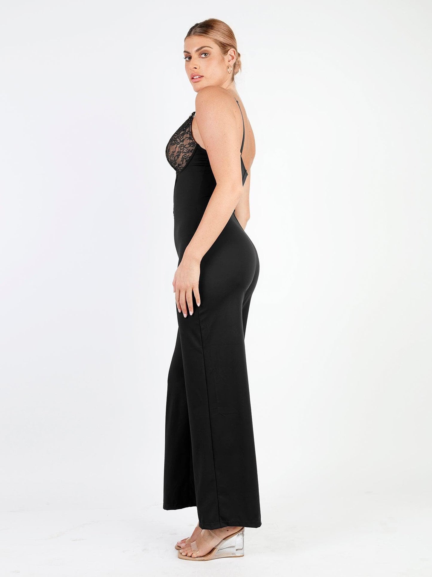 Built-In Shapewear Lace Bodysuit Or Jumpsuit Or Dress