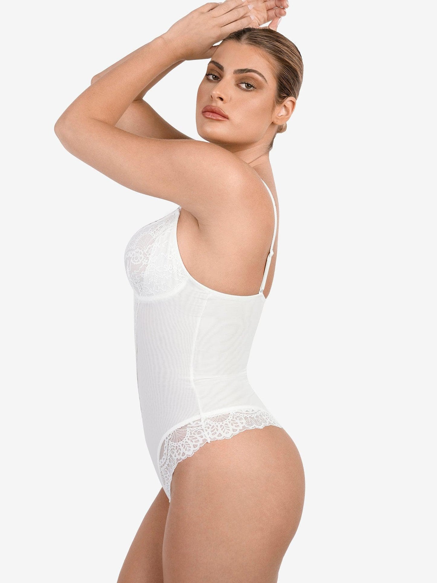 Built-In Shapewear Lace Bodysuit Or Jumpsuit Or Dress