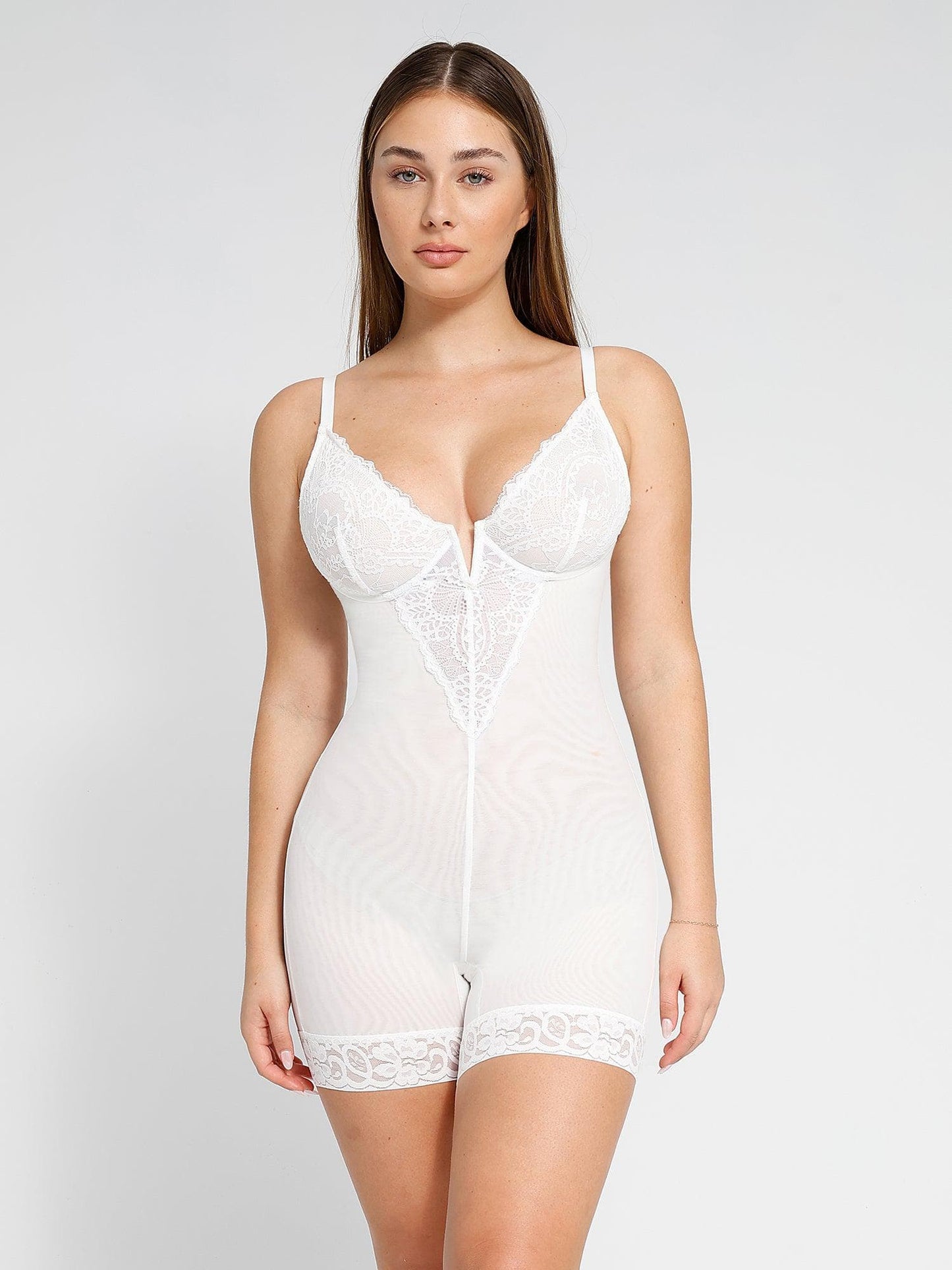 Built-In Shapewear Lace Bodysuit Or Jumpsuit Or Dress