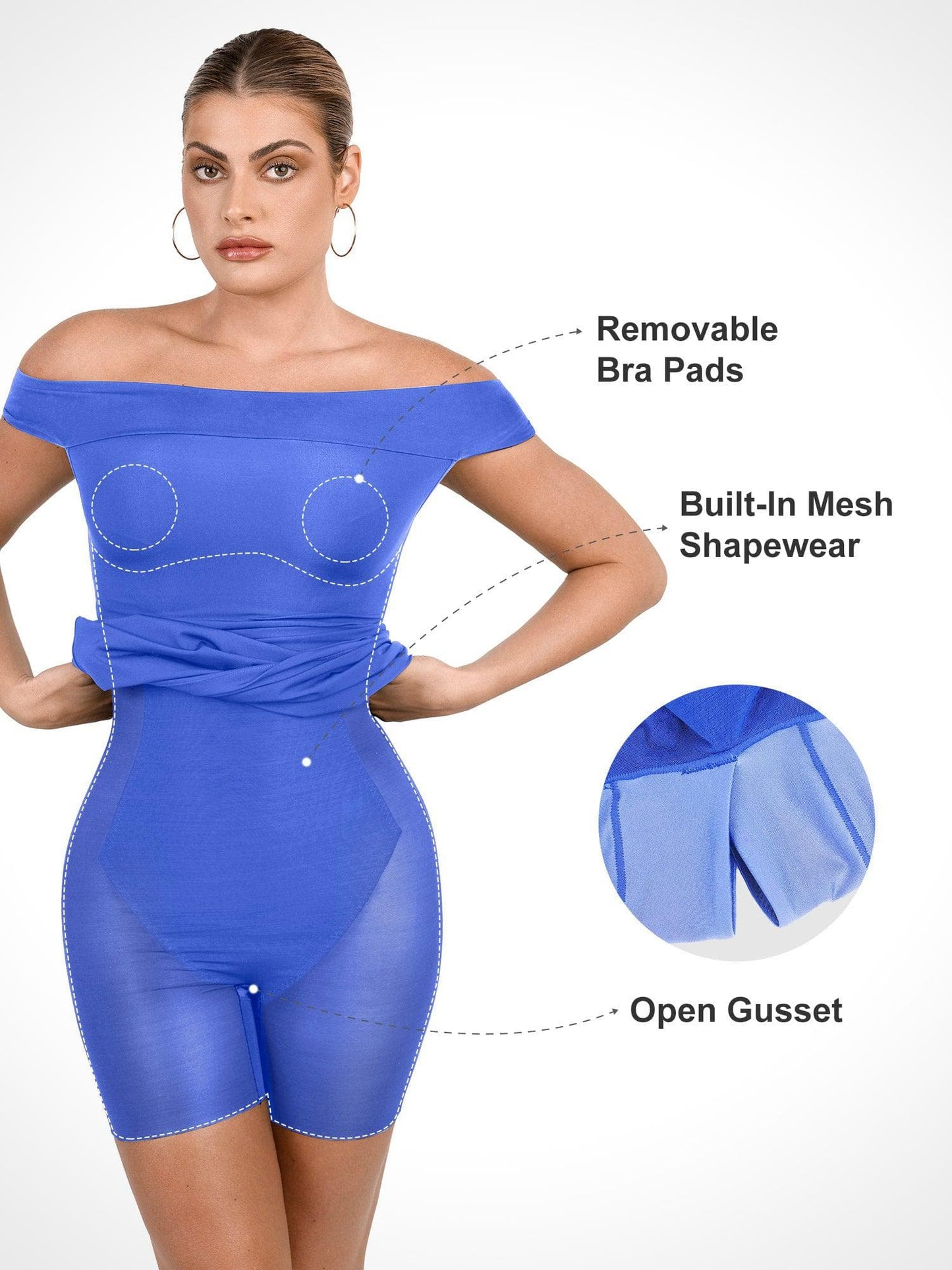 The Shapewear Dresses Off Shoulder