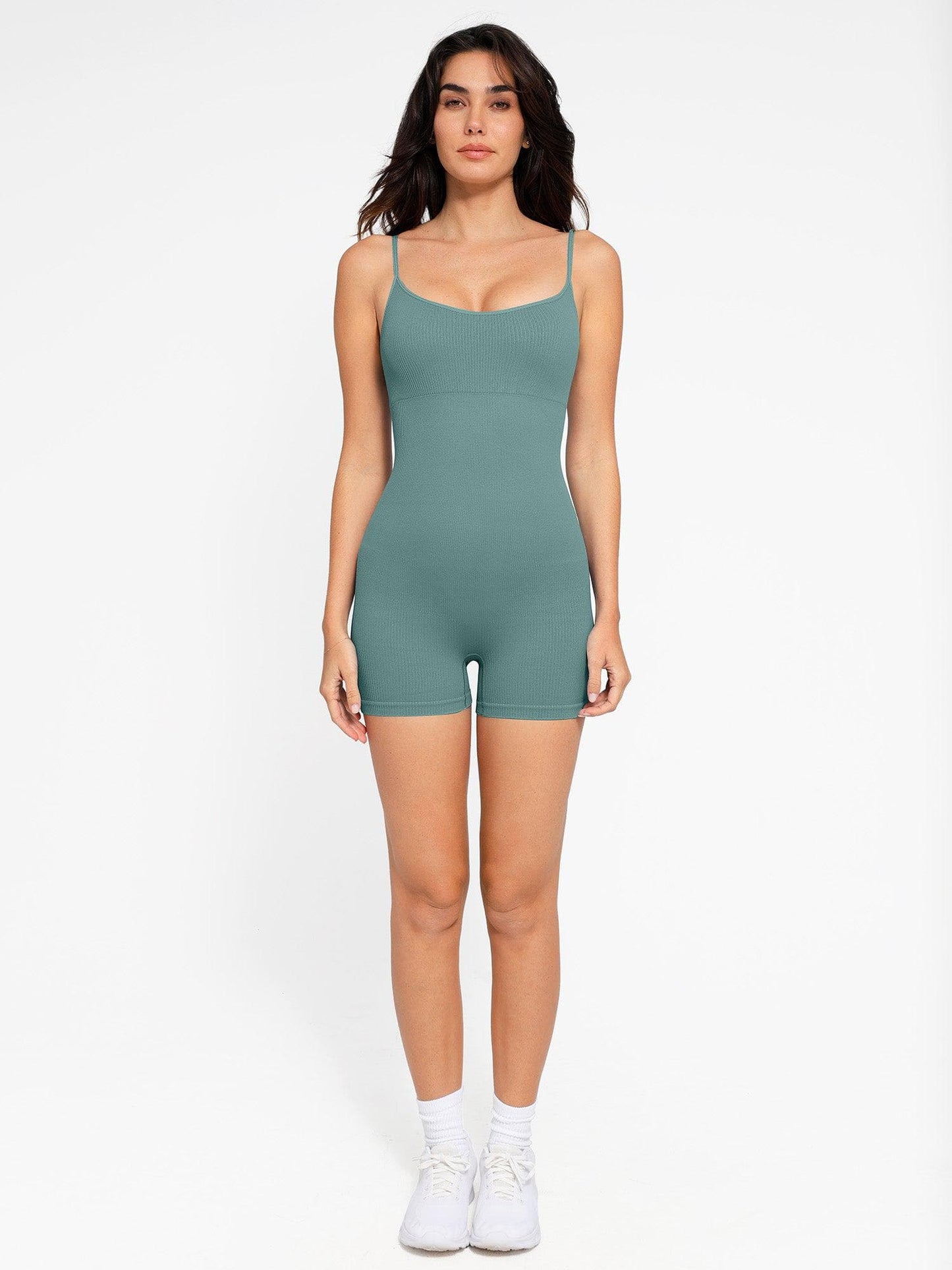 The Shapewear Romper Seamless Ribbed Tank