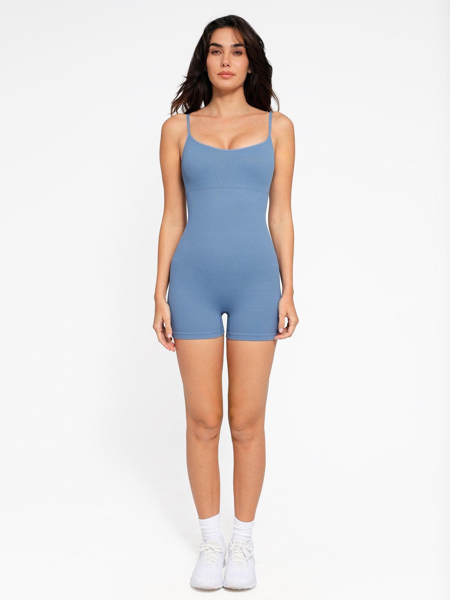 The Shapewear Romper Seamless Ribbed Tank