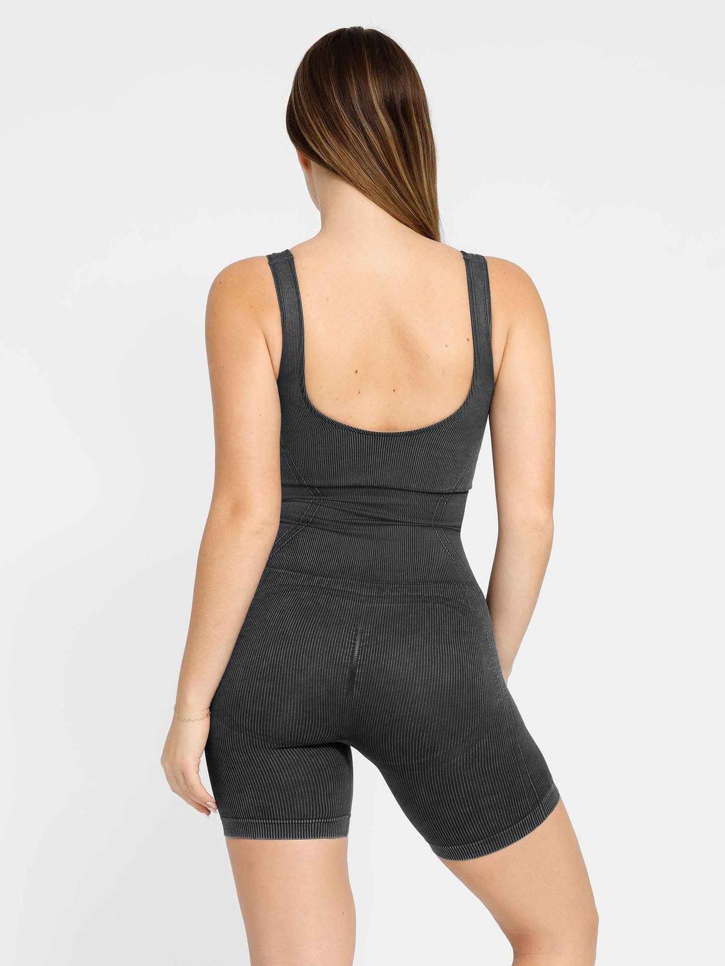 The Shapewear Romper Square Neck Sports Vest