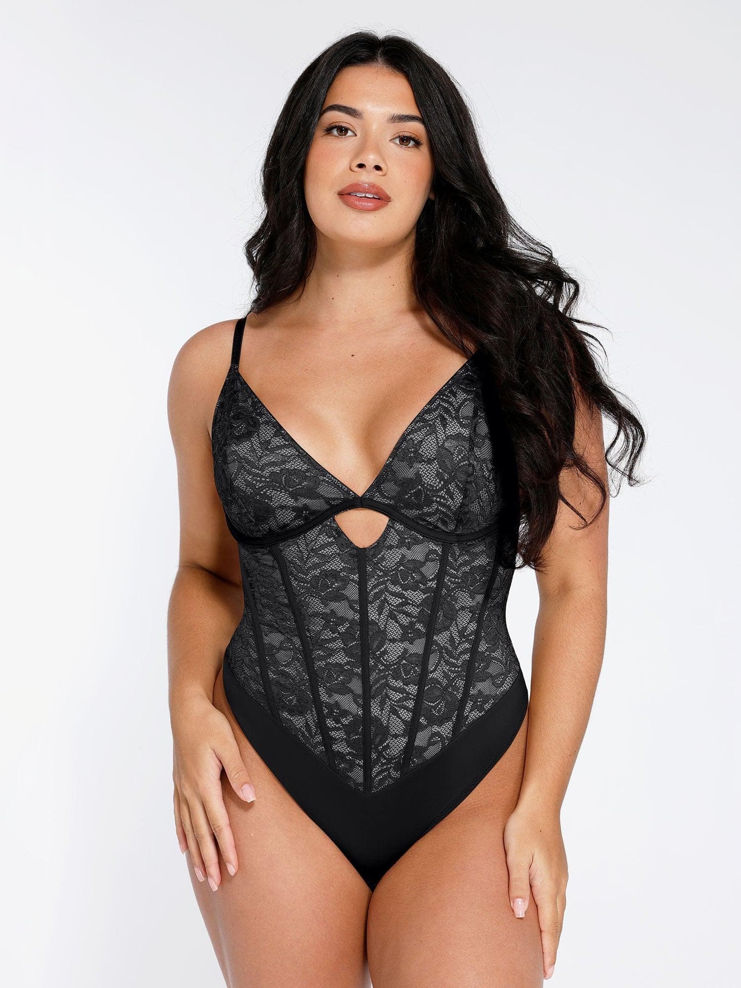 The Shapewear Bodysuit Cutout Sculpting Lace