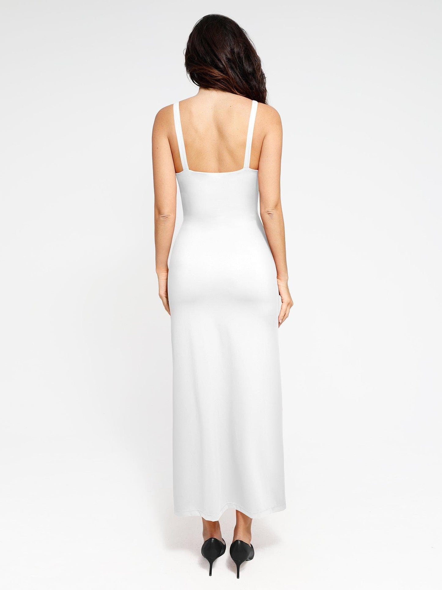 The Shapewear Dress Ruched Slit Maxi