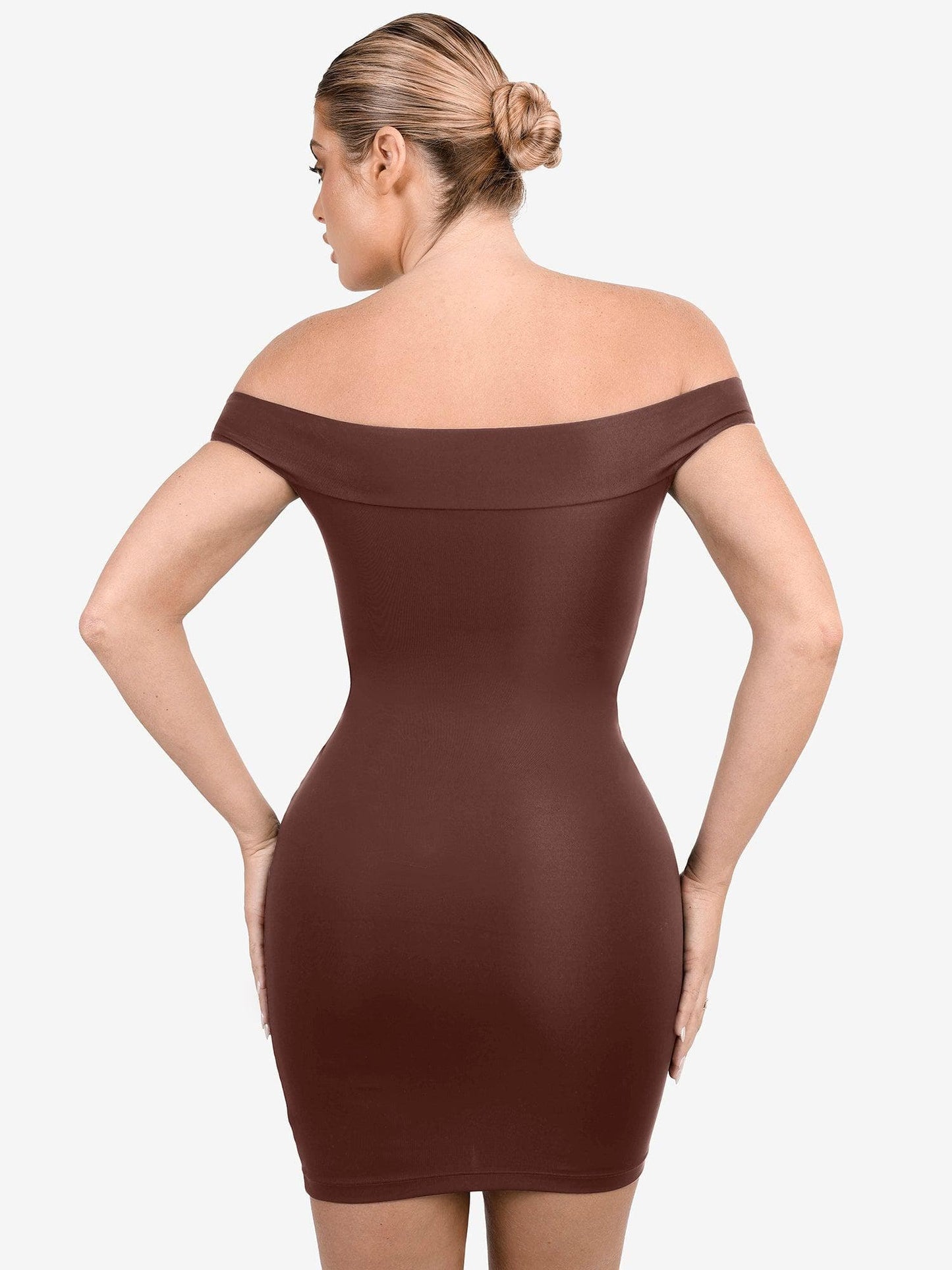 The Shapewear Dresses Crew Neck Sleeveless Midi