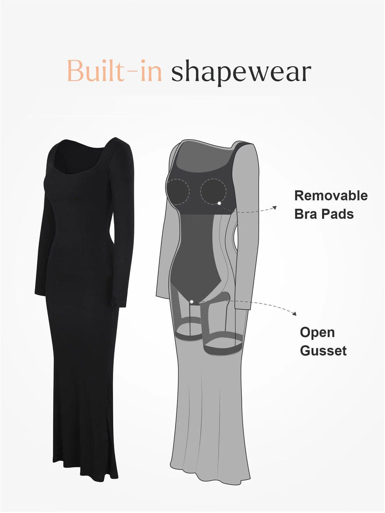 Les robes Shapewear en modal doux