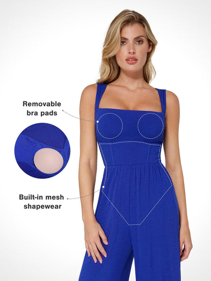 The Shapewear Jumpsuit with Adjustable Trouser Legs