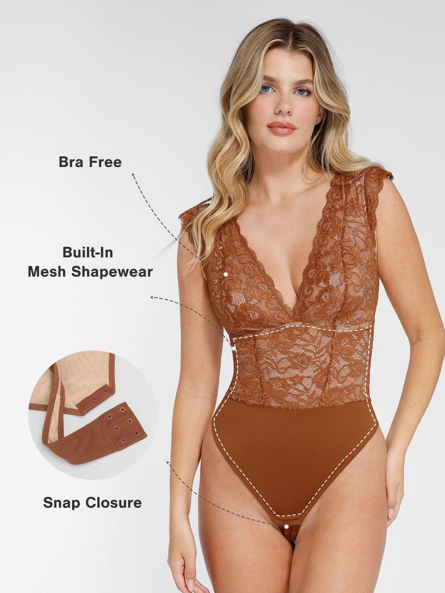 The Shapewear Lace Bodysuit or Skirt