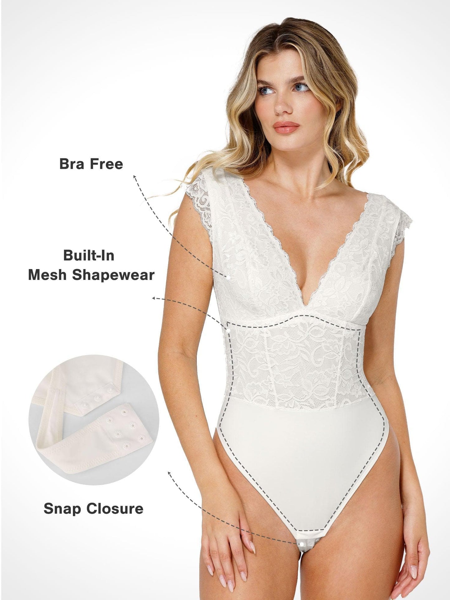 The Shapewear Lace Bodysuit or Skirt