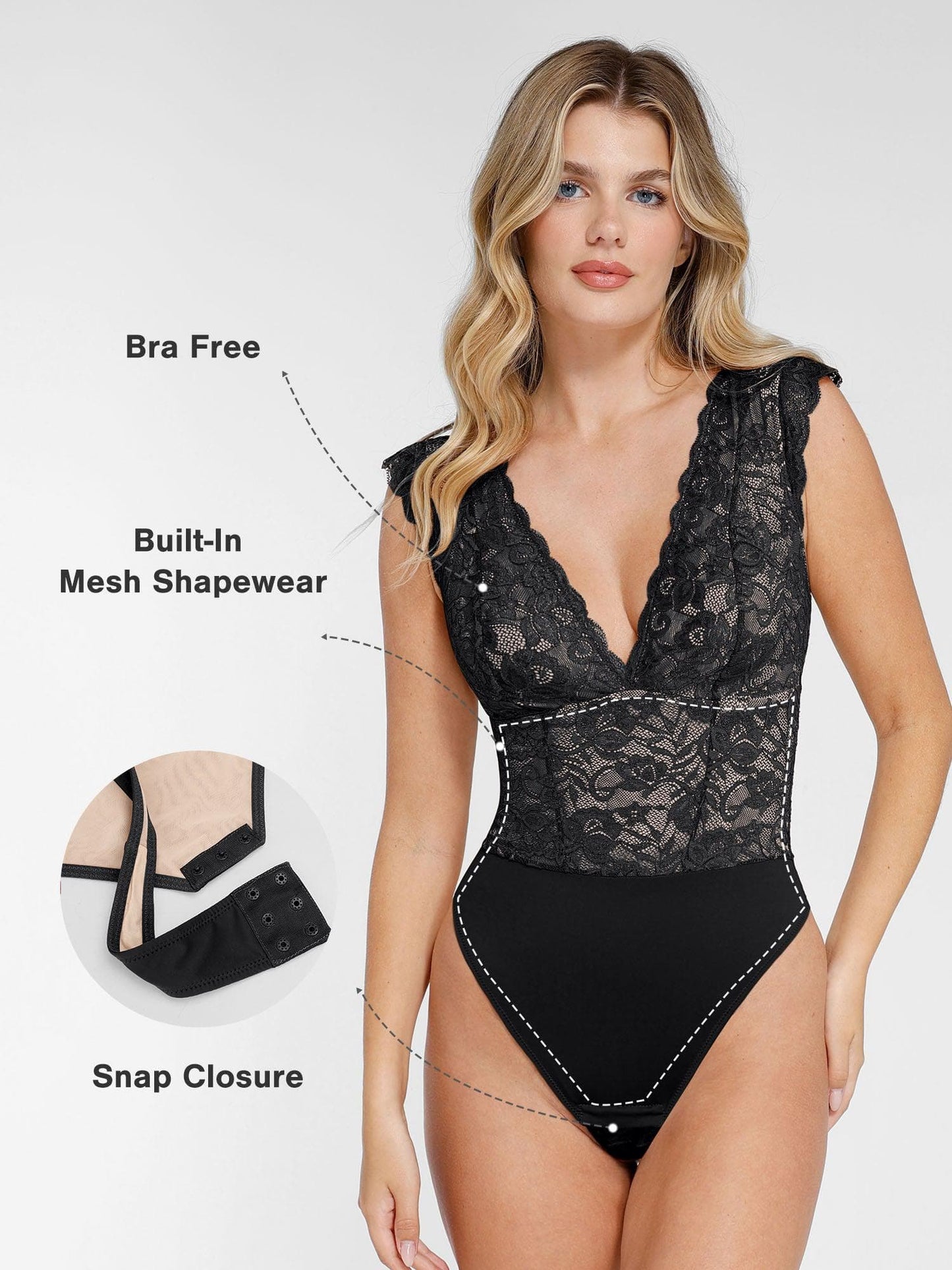 The Shapewear Lace Bodysuit or Skirt