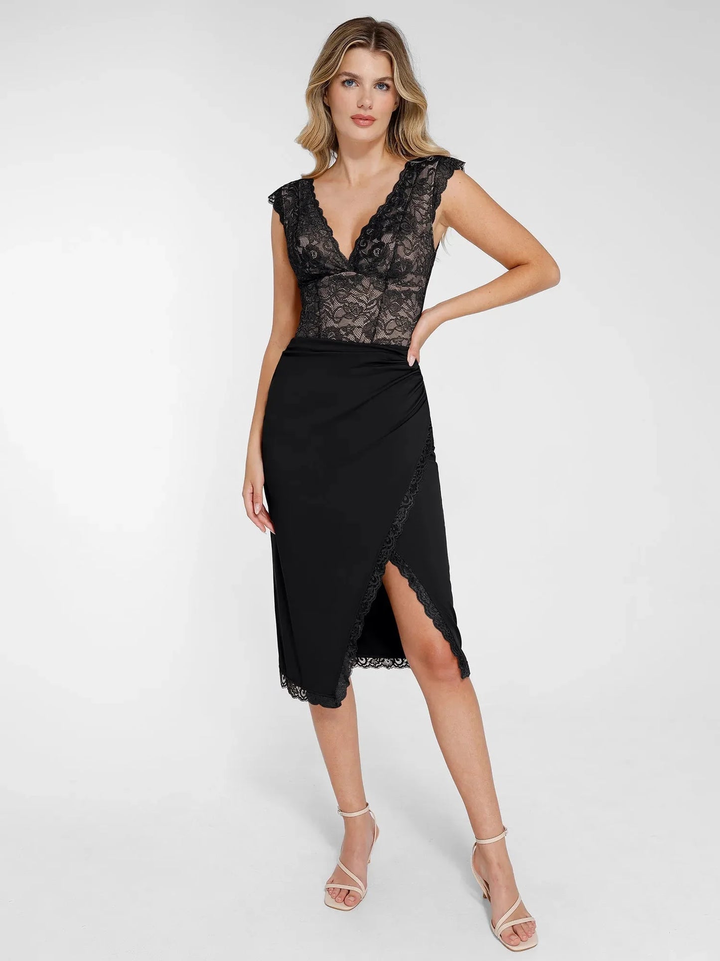 The Shapewear Lace Bodysuit or Skirt