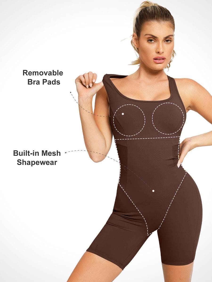 The Shapewear Romper Racerback