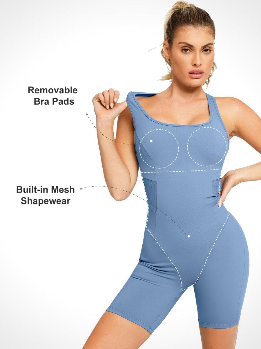 The Shapewear Romper Racerback