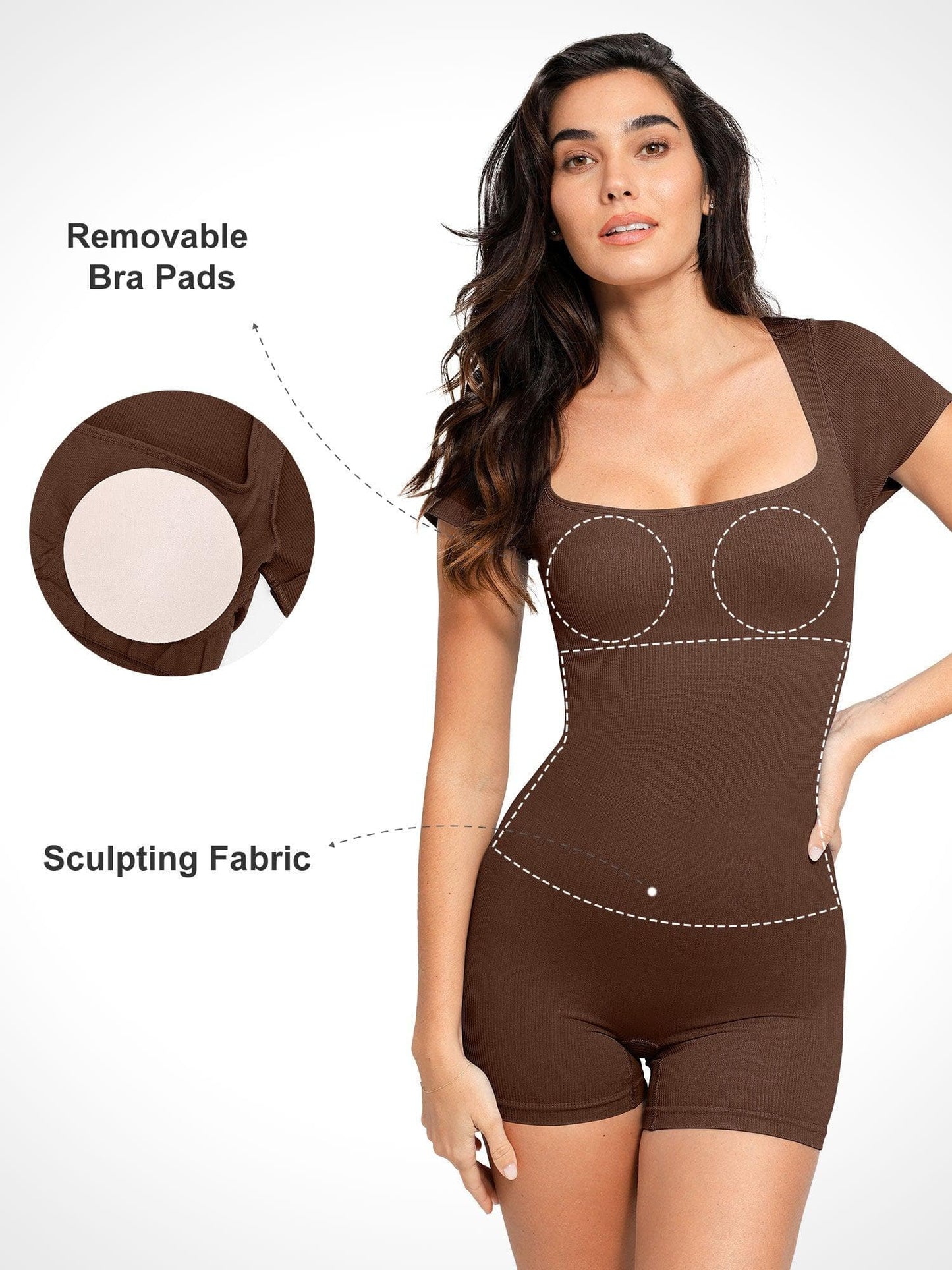 The Shapewear Rompers Tummy Control Sport