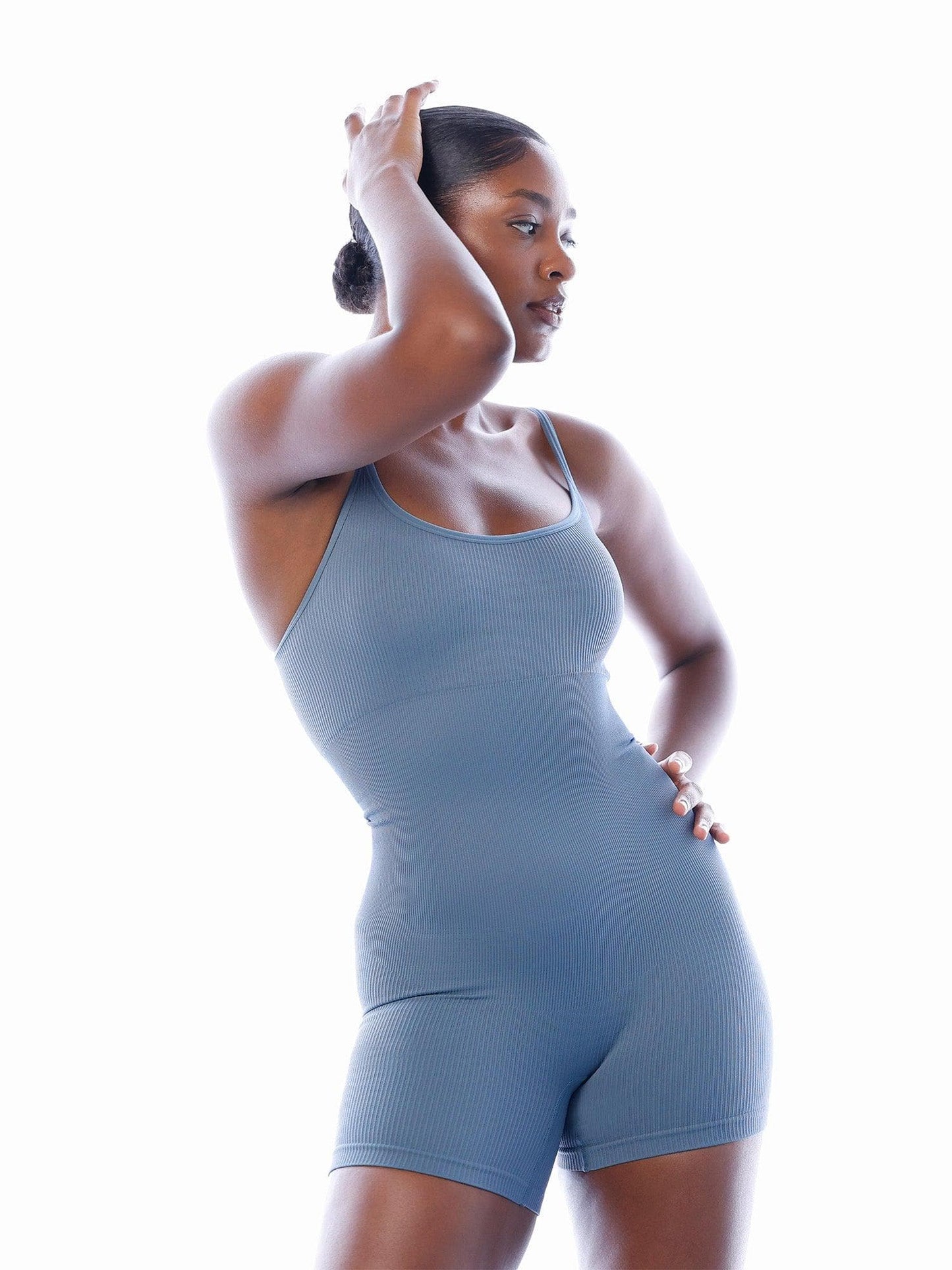 The Shapewear Romper Seamless Ribbed Tank