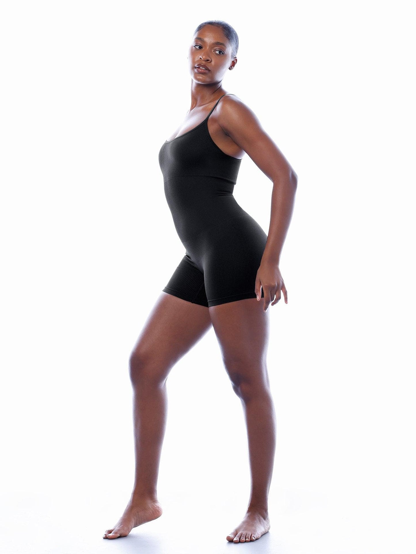 The Shapewear Romper Seamless Ribbed Tank