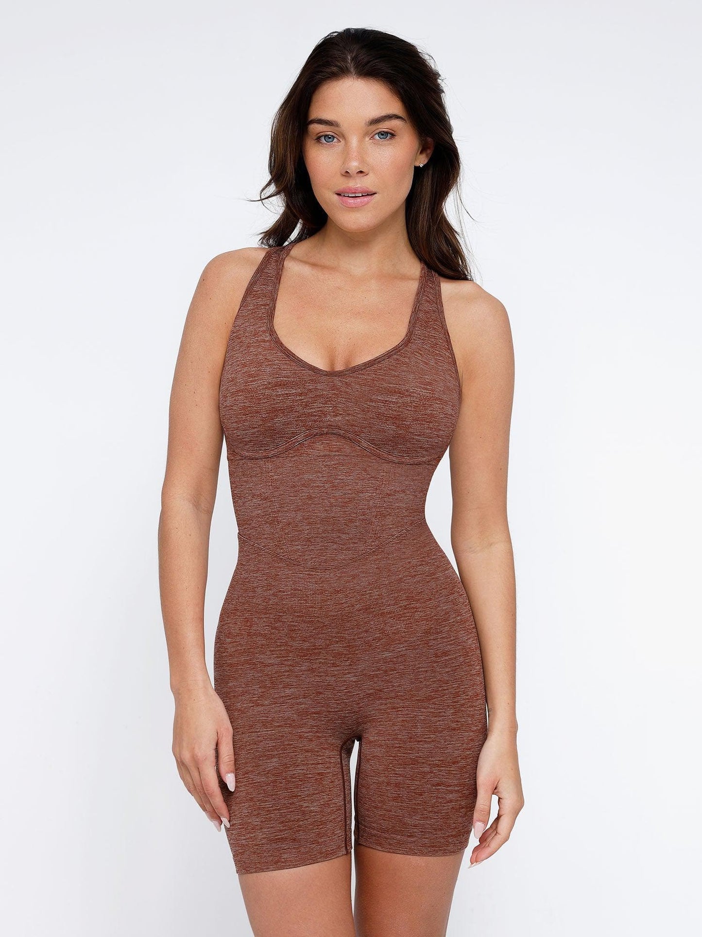 The Shapewear Romper Seamless Sport Crossback