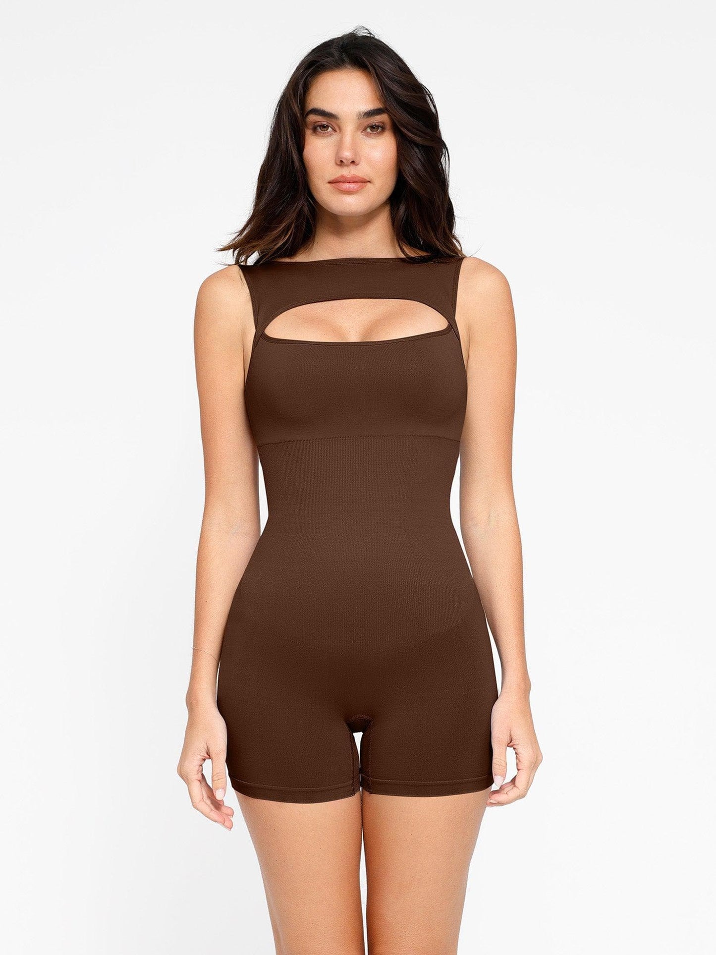 The Shapewear Romper Seamless Tummy Control Cut-Out