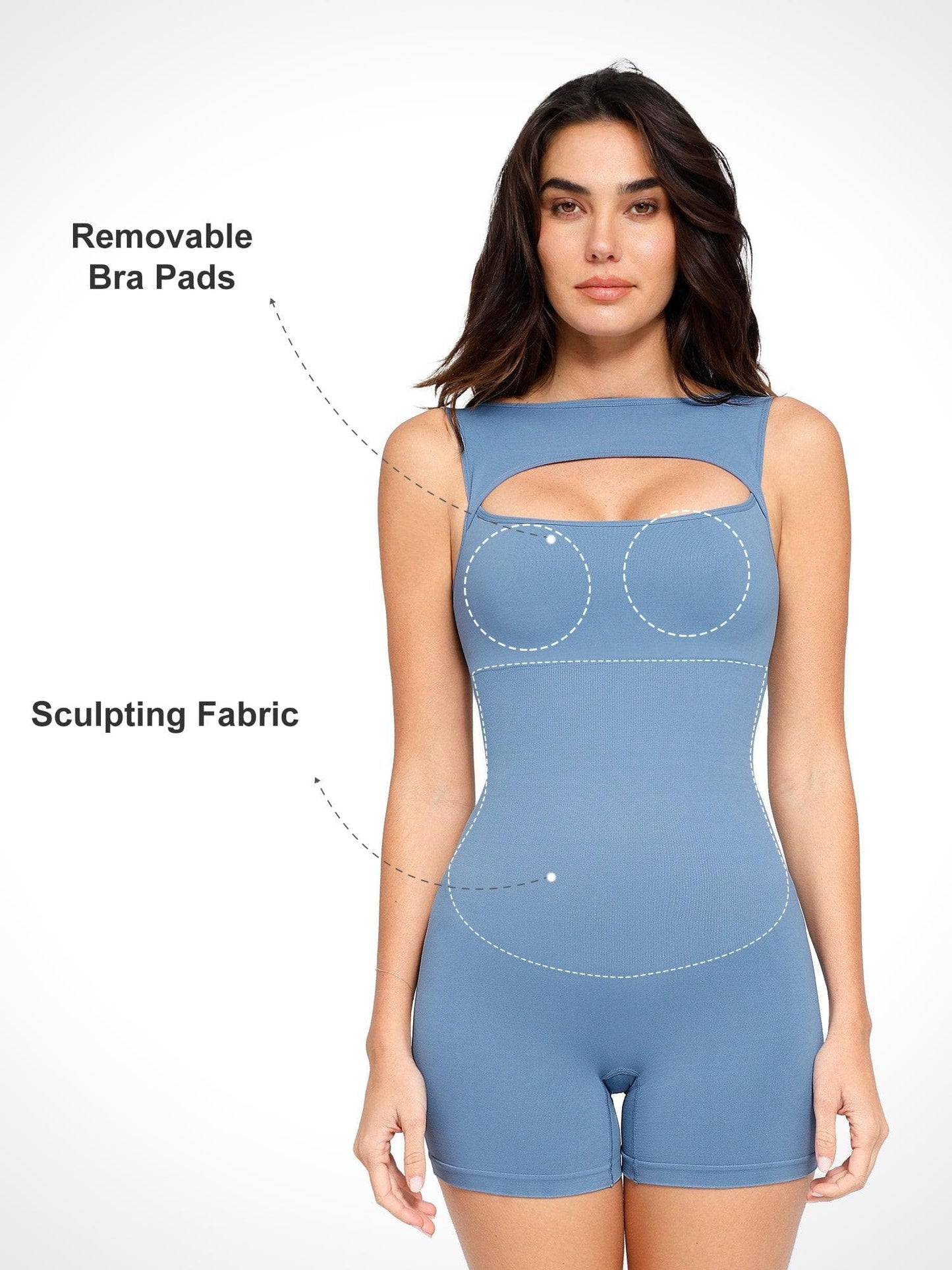 The Shapewear Rompers Tummy Control Sport