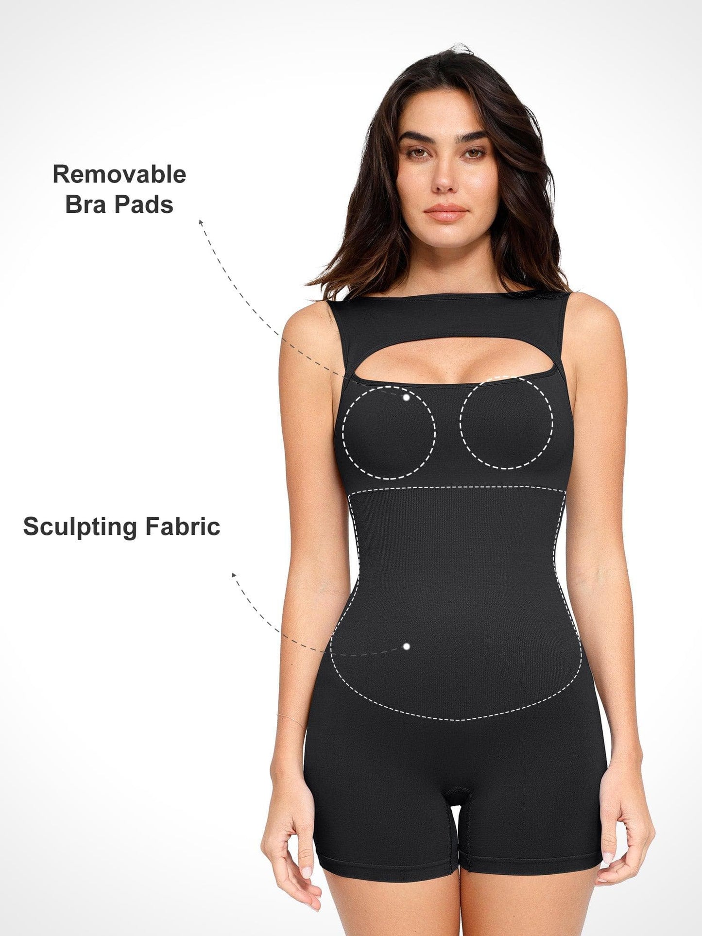 The Shapewear Rompers Tummy Control Sport