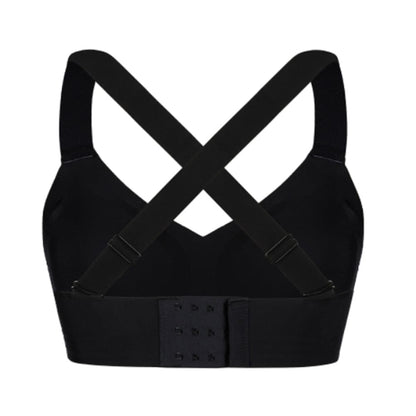 Soutien-gorge gainant noir sans coutures en gros avec coussinets amovibles et ajustement serré