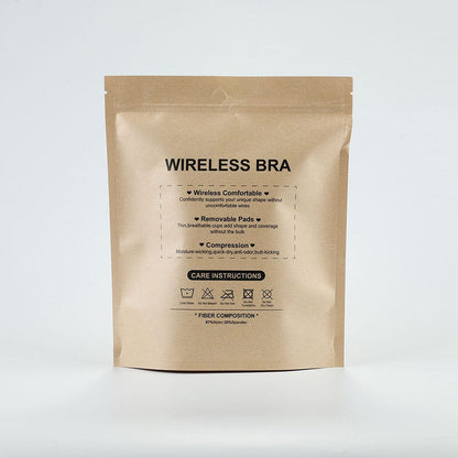 Soutien-gorge gainant noir sans coutures en gros avec coussinets amovibles et ajustement serré